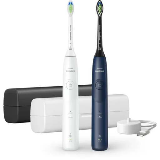 Philips Sonicare 5500 HX7119/01 Sonic Electric periuță de dinți, 2 setari Blue&White 2 buc