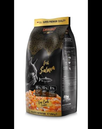 LEONARDO Fresh Salmon &amp; Poultry Hrana uscata pentru pisici adulte, cu somon si pasare 250 gr