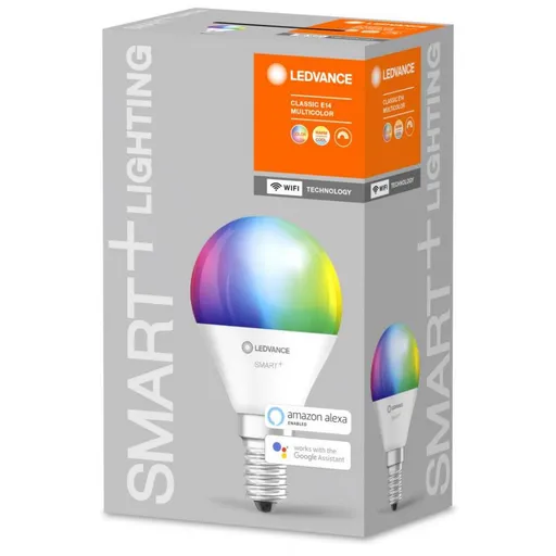Bec Led Ledvance SMART+ WiFi mini bulb multicolour, E14, 5W (40W), 230V Osram 000004058075485631