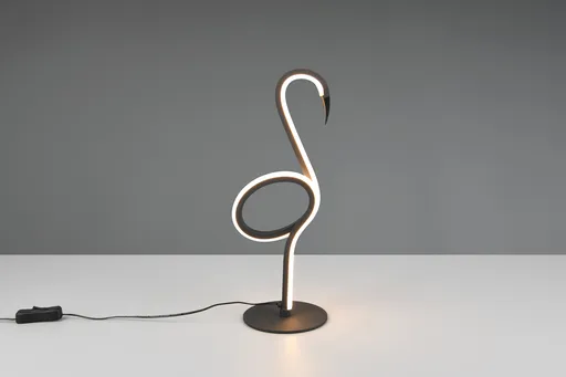 Lampa de masa Ingo, RL, 14.5x12x35 cm, 6W, 1x SMD, metal, negru mat