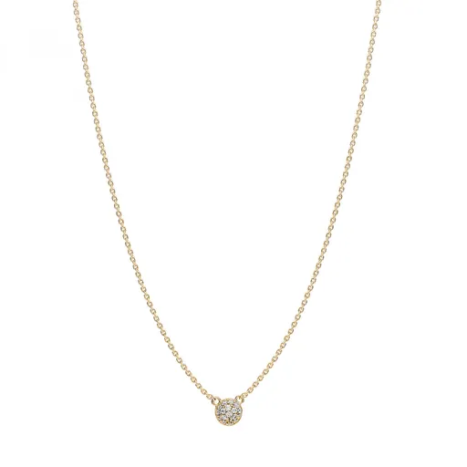 Rosato Colier minimalist placat cu aur Bianca RZBI55
