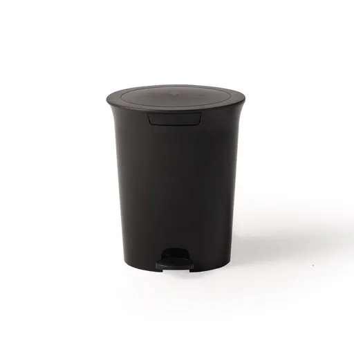 Coș de gunoi cu pedală 5 l, negru