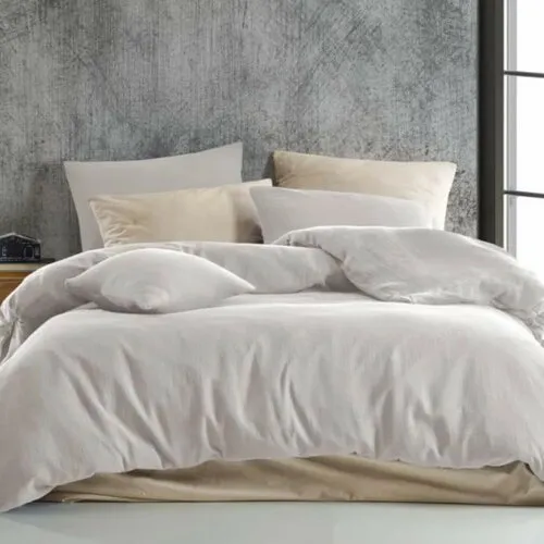 Lenjerie de pat Kvalitex Muselină crem , 140 x 200cm, 70 x 90 cm, bej deschis, 140 x 200 cm, 70 x 90 cm