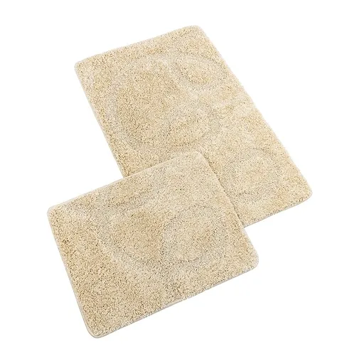 Bellatex Set de covorașe de baie fără decupaj BANYSILVER bej, 60 x 100, 60 x 50 cm, bej