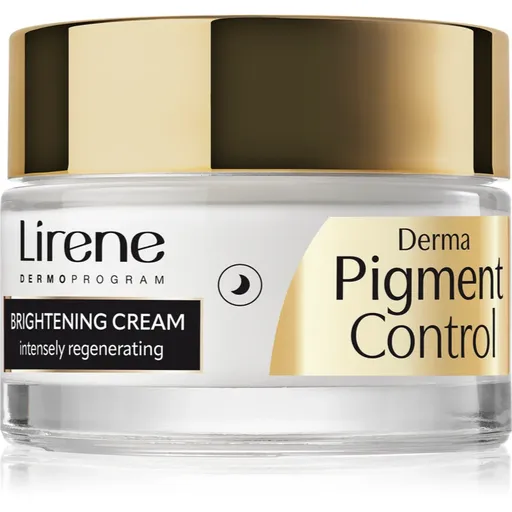 Lirene Derma Pigment Control Brightening Night Cream crema radianta de noapte pentru piele cu hiperpigmentare 50 ml