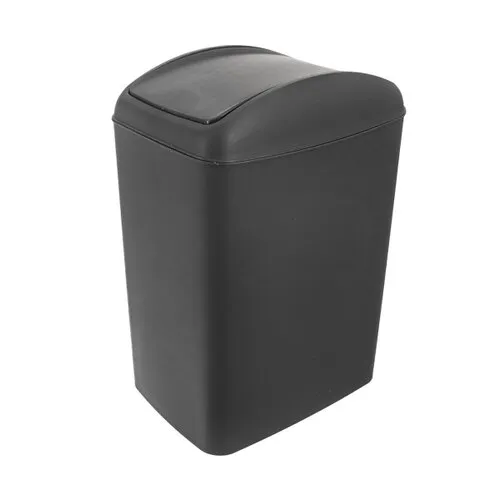 Coș de gunoi Orion Waste capac rabatabil 10 l, gri, gri, 10 l
