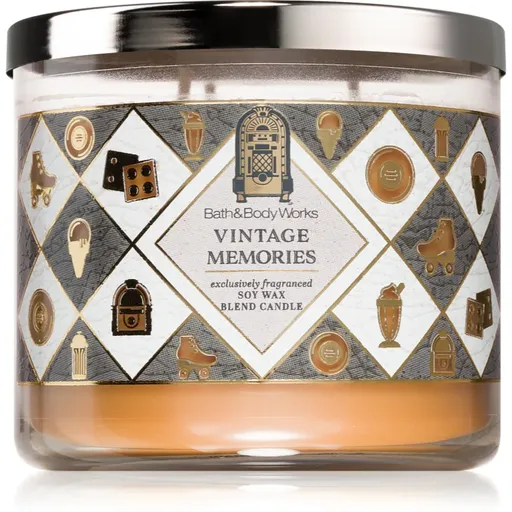 Bath & Body Works Vintage Memories lumânare parfumată 411 ml