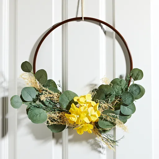 Decorațiune metalică Eucalipt