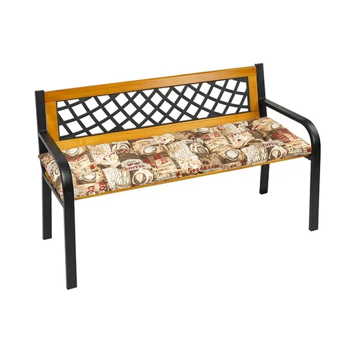 Bellatex Șezut pentru bancă matlasat Cafea, 40 x 120 cm