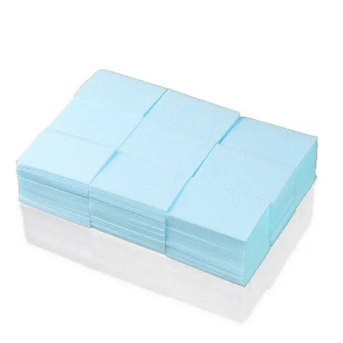 Servetele pentru Unghii fara Puf, 1000 buc, Blue