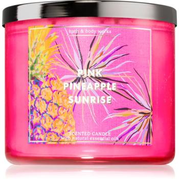 Bath & Body Works Pink Pineapple Sunrise lumânare parfumată 411 g