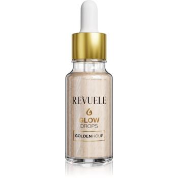 Revuele Glow Drops Golden Hour ser cu efect iluminator corp si fata 20 ml