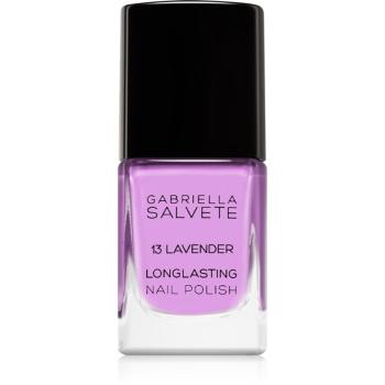 Gabriella Salvete Longlasting Enamel lac de unghii cu rezistenta indelungata lucios culoare 13 Lavender 11 ml