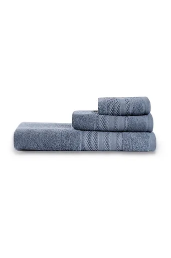 Set prosoape, L'essentiel Maison, Piramit, Albastru indigo