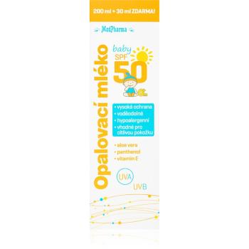 MedPharma Suntan Lotion SPF50 Baby loțiune de protecție solară pentru copii 230 ml