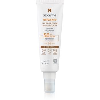 Sesderma Repaskin Silk Touch crema protectoare cu efect de tonifiere SPF 50 50 ml