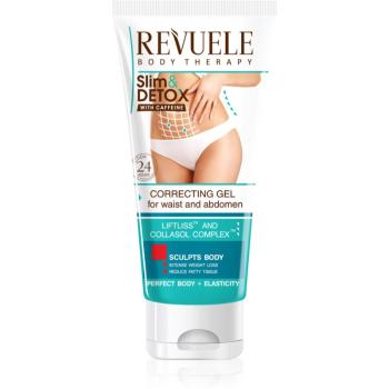 Revuele Slim & Detox With Caffeine gel pentru slăbire pentru abdomen și șolduri 200 ml