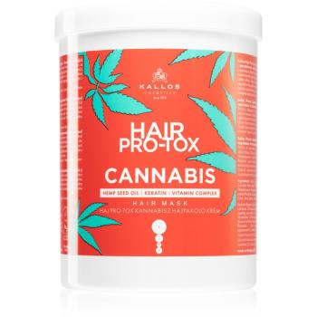 Kallos Hair Pro-Tox Cannabis masca de par regeneratoare cu ulei de canepa 1000 ml