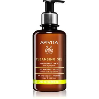 Apivita Cleansing Gel for Oily Skin gel de curățare pentru ten gras și mixt 200 ml