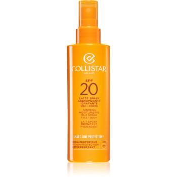 Collistar Smart Sun Protection Tanning Moisturizing Milk Spray SPF 20 spray-loțiune de protecție SPF 20 200 ml