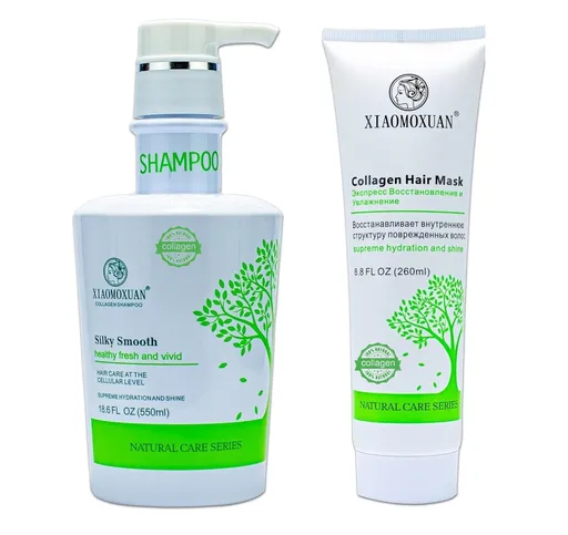 Set Cadou Xiaomoxuan S2M260 - Sampon 550ml + Masca cu Collagen 260ml