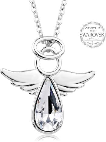 Levien Colier cu cristal transparent Angel Rafael