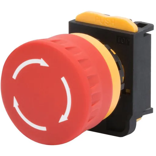 Buton ciuperca D.40MM cu retinere Gewiss GW74361