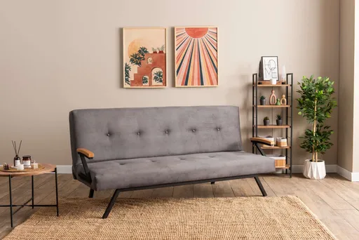 Canapea extensibila 3 locuri, Atelier del Sofa, 859FTN2903, Gri