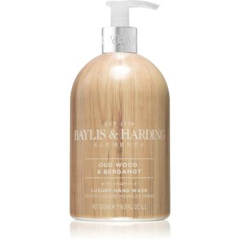 Baylis & Harding Elements Oud Wood & Bergamot Săpun lichid pentru mâini 500 ml