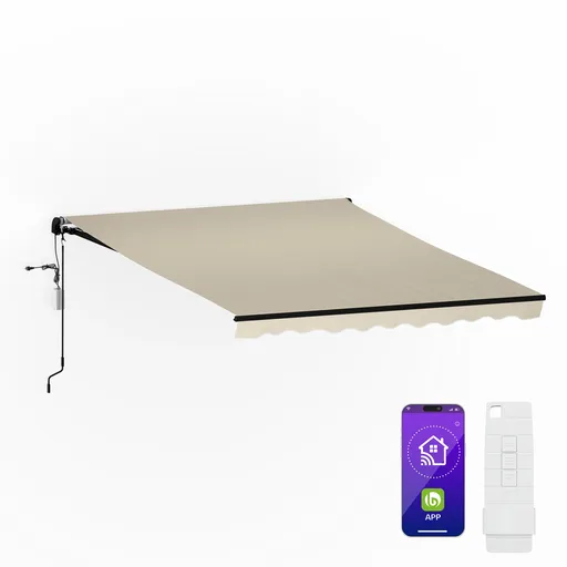 Blumfeldt Copertină CloudShade, Control inteligent, Protecție UV, Montaj pe perete