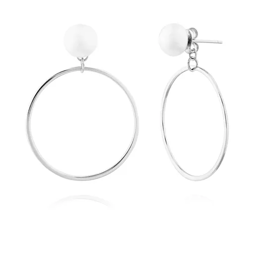 JVD Cercei eleganți din argint cu perlă SVLE0520XH20P00