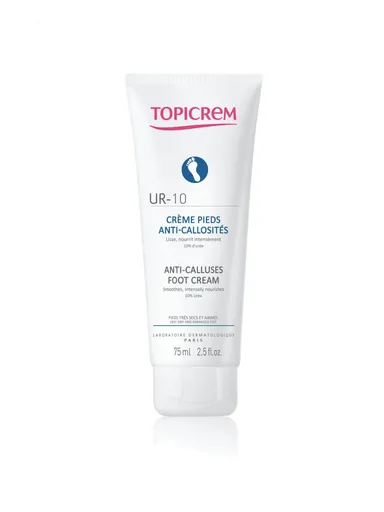 Topicrem Cremă de regenerare pentru picioareUR10(Anti Calluses Foot Cream) 75 ml