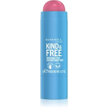 Rimmel Kind & Free machiaj multifuncțional pentru ochi, buze și față culoare 003 Pink Heat 5 g