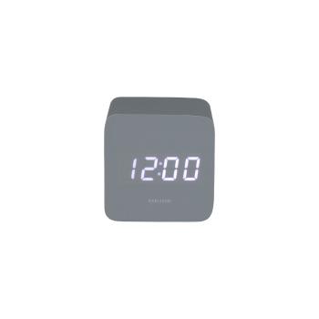 Karlsson 5982GY ceas LED de design cu alarmă gri,7 cm
