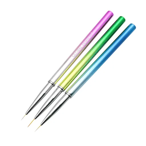 Pensule Unghii subtiri pentru Unghii Pictura, Set 3 buc