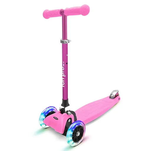 Fun pro ONE trotinetă pentru copii 3-6 ani Roți LED pliabile până la 50 kg înălțime reglabilă