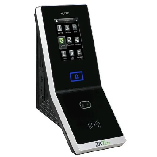 Controler standalone cu functie de pontaj ZKTeco PRO-FAC cu recunoastere faciala, card si tastatura