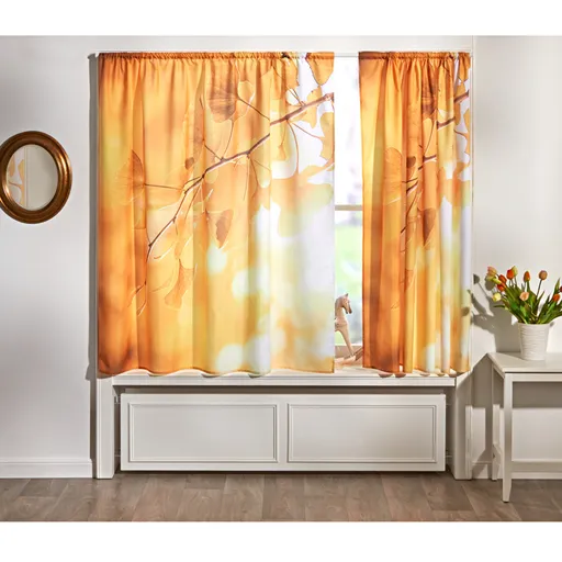 Perdea "Ramură cu flori"