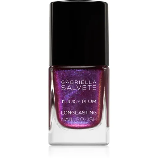 Gabriella Salvete Longlasting Enamel lac de unghii cu efect holografic culoare 11 Juicy Plum 11 ml