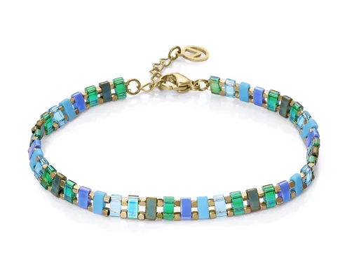 Viceroy Brățară pentru femei placată cu aur, cu cristale colorate Chic 14167P01016