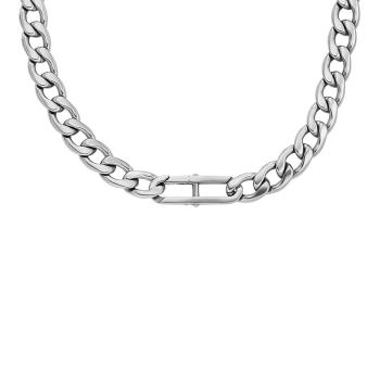 Fossil Colier/lanț din oțel masiv pentru bărbați Heritage JF04769040