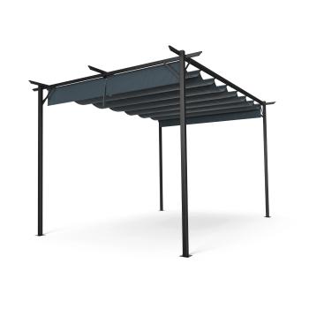 Blumfeldt Pantheon Robust Pergola, 3x4 m oțel vopsit electrostatic, rezistent la intemperii.