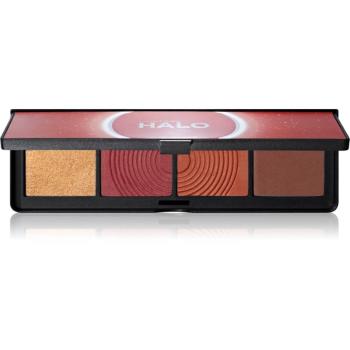 Smashbox Halo Sculpt + Glow Face Palette paletă cu iluminatoare și farduri de obraz culoare Berry Saturation 15,7 g