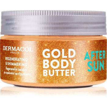 Dermacol After Sun cremă de corp regeneratoare cu particule stralucitoare 200 g