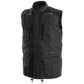 Canis (CXS) Zateplená pracovná vesta OHIO - Čierna | 2XL