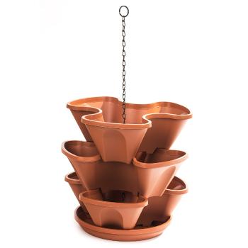 Cascadă suspendată, 2 piese, teracotă, teracotă, 23 cm