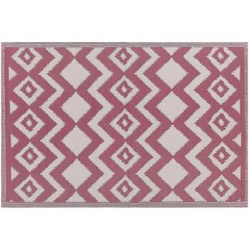 Venkovní koberec 120 x 180 cm růžový DEWAS, 204577 (beliani_204577)