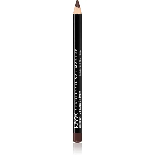 NYX Professional Makeup Slim Lip Pencil creion de buze cu trasare precisă culoare 820 Espresso 1 g