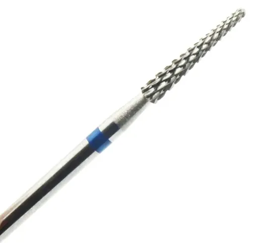 Bit (Cap) Freza Conic, Rotunjit pentru Underrefill din Carbid, Albastru - 14335993