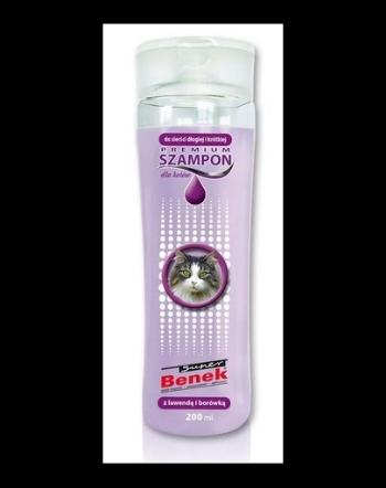 BENEK Sampon premium pentru pisici, cu lavanda 200 ml